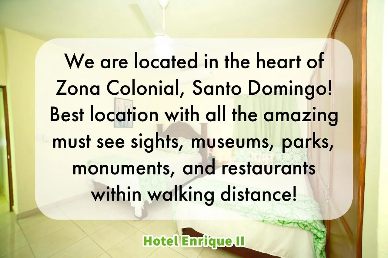 Hotel Enrique II Zona Colonial Vista Al Malecon Santo Domingo República Dominicana